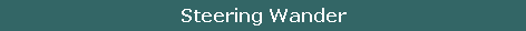 Steering Wander